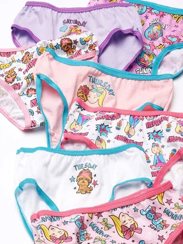 Vista 4 de Nickelodeon JoJo Siwa - Multipack de calzones para niña, Jojo Siwa - Bragas para niña, 8