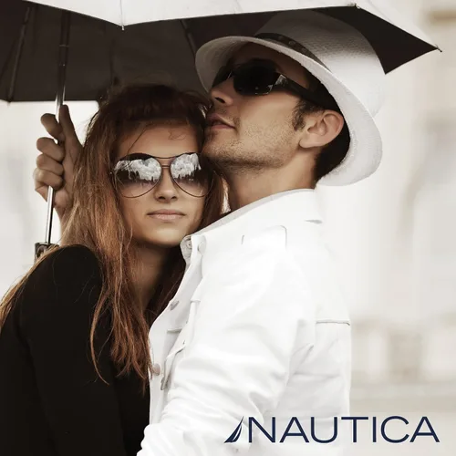 Vista 3 de Nautica Umbrella for Travel - Auto Open Compact Lightweight Folding - Best Windproof Umbrellas for Rain Sun Wind Protection Small Automatic