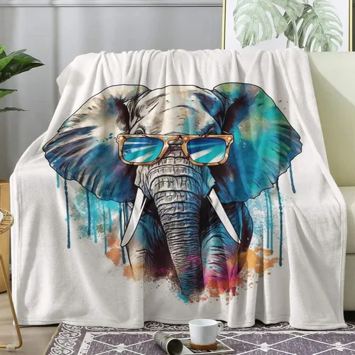 Vista 16 de Highland Cow - Manta de vellón para sofá o cama, lindas mantas y mantas con dibujos animados, súper suave y acogedora manta de franela de felpa