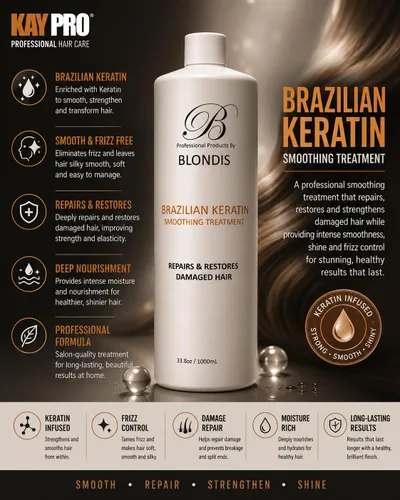 Vista 3 de Blondis Tratamiento alisador de queratina brasileña