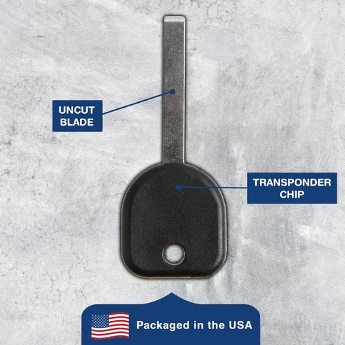 Vista 5 de Llavero Transponder de Alta Seguridad para Chevrolet Express GMC Savana (B120-PT, ID 46)