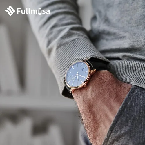 Vista 4 de Fullmosa Genuine Leather 14mm 16mm 18mm 19mm 20mm 22mm and 24mm Watch Bands, Quick Release Watch Band for Men and Women, Fits Samsung Galaxy Watch