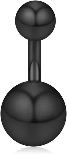 Vista 4 de Ruifan 14G 0.236 in 1/4 pulgadas 316L Acero quirúrgico cristal ferido CZ corto ombligo aretes de ombligo anillos de botón 4-6 piezas