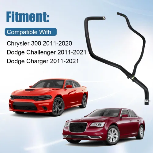 Vista 4 de Manguera calefactora HVAC compatible con Dodge Challenger Charger 2011-2021 Compatible con Chrysler 300 2011-2021, reemplaza 55038163AI