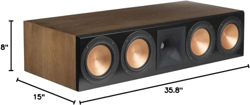 Vista 6 de Klipsch 1065137 Altavoz de canal central RC-64 III Nuez Nogal