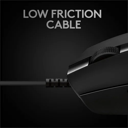 Vista 6 de Logitech Ratón para juegos con cable G Pro sensor Hero 16K 16000 DPI RGB ultra ligero 6 botones programables memoria a bordo construido para Esport