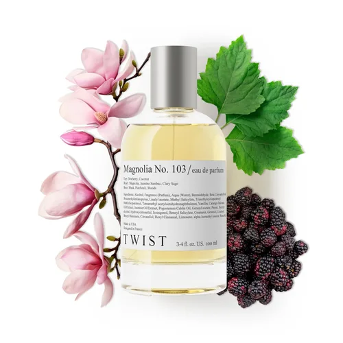 Vista 19 de Twist - Addicted No. 3 - Eau De Parfum inspirado en Y. Black Opium, Perfume de larga duración para mujer, Ámbar y Vainilla, Vegano, Ingredientes