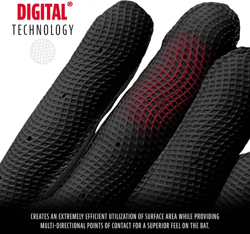 Vista 2 de Franklin Sports MLB 2nd Skinz Guantes de Bateo - Adultos y Jóvenes Béisbol y Sóftbol - Guantes de Béisbol, Teeball y Sóftbol para Hombres y Niños