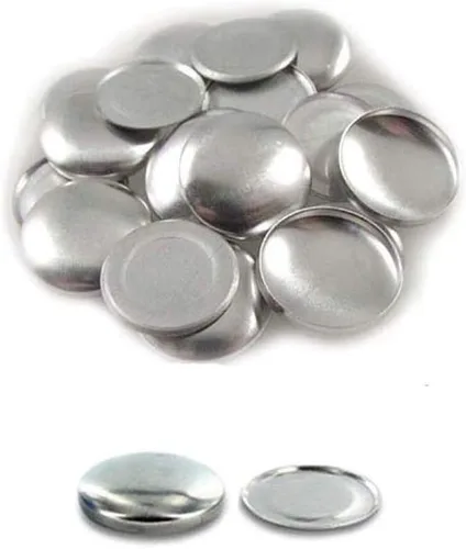 Vista 7 de Tamaño 20 (1/2") botones para cubrir/Self Cover botones con Wire Backs por I Craft for Less – QTY 75