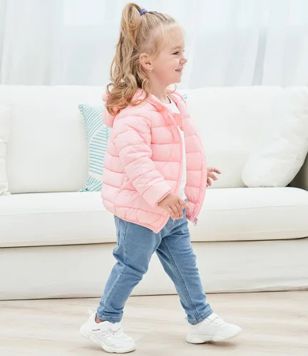 Vista 4 de BFUSTYLE Winter Coats for Baby Girls Boys Kids Light Puffer Jacket With Hood