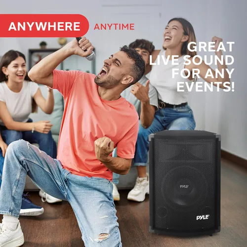 Vista 6 de PYLE-PRO PADH1079 – 500 W 10 pulgadas Gabinete de altavoces de dos vías