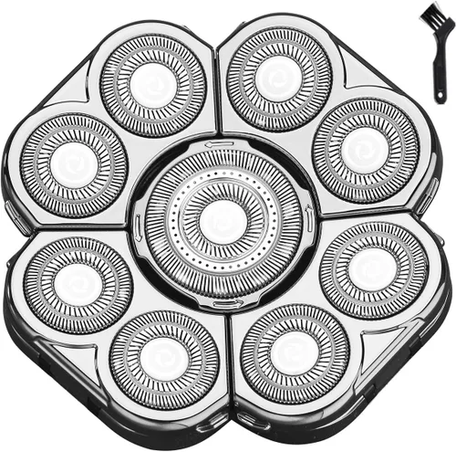 Vista 8 de Cabezas de Reemplazo para Afeitadora Eléctrica de 5 Cuchillas Universal para Navaja (5D Negro)