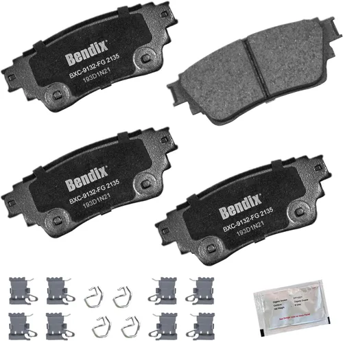 Vista 230 de Bendix Priority1 CFC154 - Juego de pastillas de freno de disco para Avanti II, Century, LeSabre, Regal, Riviera, chasis comercial, DeVille