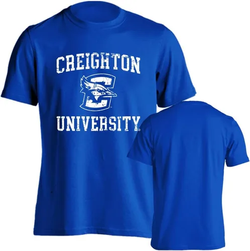 Vista 102 de Sport Your Gear NCAA Camiseta de manga corta retro con licencia oficial de aspecto desgastado para el día del juego, camiseta de espíritu deportivo