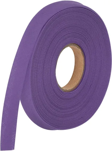 Vista 219 de MECCANIXITY Cinta al bies de doble pliegue de 1 pulgada, cinta al bies de poliéster continua a granel para coser, costura, acolchado, dobladillo