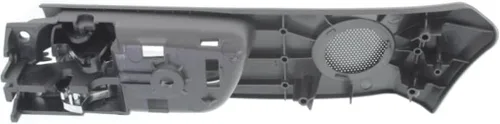 Vista 6 de Para Lexus ES300 2002 2003 Manija de puerta interior delantera, lado del pasajero, bisel negro con palanca cromada Con botón de bloqueo de puerta