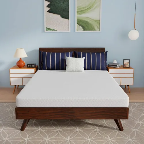 Vista 21 de PayLessHere Colchón de espuma viscoelástica de 5 pulgadas, colchón con infusión de carbón de bambú de gel de enfriamiento, colchones de firmeza