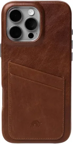 Vista 10 de Funda de cartera de cuero artesanal premium Bullstrap para iPhone 13 Ajuste impecable sin volumen y almacenamiento seguro de tarjetas Funda