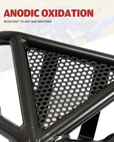 Vista 9 de A & UTV PRO Protector de parachoques delantero, compatible con Yamaha Raptor 700 / 700R 2006-2023, accesorios protectores de parachoques Brushguard