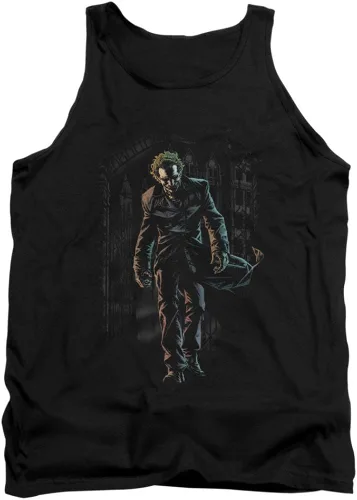 Vista 2 de Batman Joker Leaves Arkham Adult Tank Top
