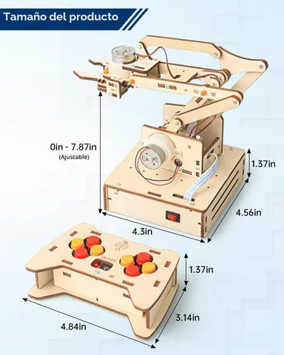 Vista 8 de Kits de brazo robot, robótica para niños de 8 a 12 años, 14 a 16 años, juguetes STEM, proyectos de circuitos de construcción, experimentos