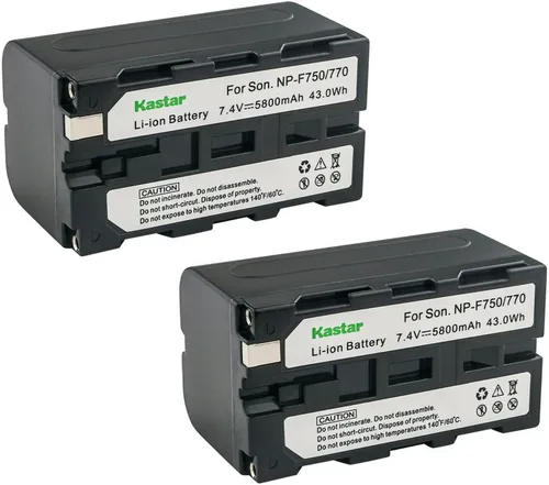 Vista 5 de Kastar Paquete de 1 batería NP-F770 de 7.4 V 5800 mAh de repuesto para HVR-Z7 HVR-AU1 HXR-MC1500 HXR-MC2000 HXR-MC2500 HXR-NX100 HXR-NX3 HXR-NX5