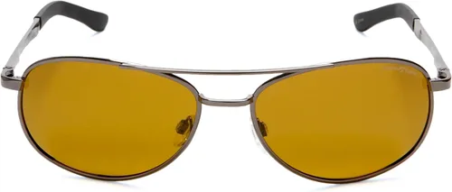 Vista 2 de Eagle Eyes Aviator Polarized Sunglasses - Aviator Glasses with Brow Bar