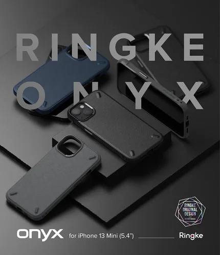 Vista 9 de Ringke Onyx - Funda compatible con iPhone 13 Mini, funda de silicona flexible extremadamente resistente a los golpes, resistente a los golpes