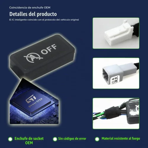 Vista 3 de Dispositivo Cable Cancelador Eliminador del Sistema de Motor de Arranque y Parada Automático A Apagado Eliminar/Desactivar/Cancelar Función