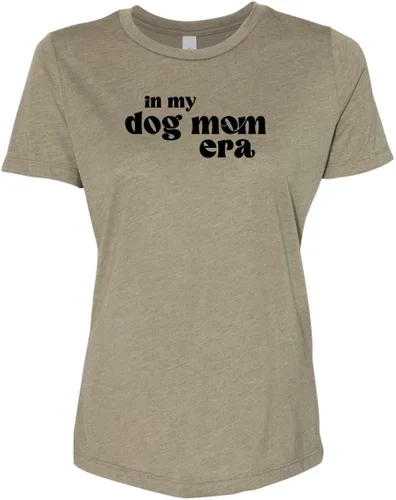Vista 17 de Cute Women's Screen Printed Crew Neck Tee, Shirts With Sayings, Dusty Blue or Olive