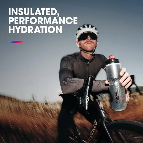 Vista 2 de HydraPak Polar Surge - Botella de agua aislada para bicicleta