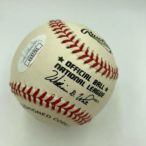 Vista 2 de Warren Peace firmó la leyenda oficial de la liga negra de béisbol de las Grandes Ligas JSA COA - Béisbol con Autógrafo