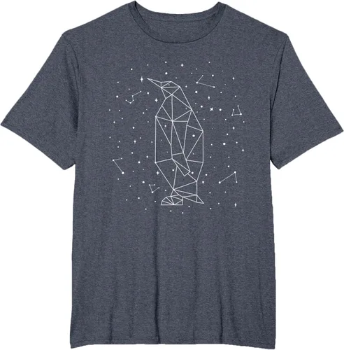 Vista 76 de Sternbild Penguin Constellation Emperor Sea Bird Penguin Camiseta Negro