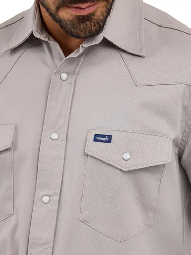 Vista 5 de Wrangler Camisa de trabajo premium de alto rendimiento y comodidad avanzada para hombre