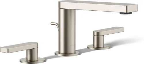 Vista 15 de Kohler 73060-4-BL Composed Grifo de lavabo de baño con manijas de palanca, 1.2 gpm, negro mate Mate negro