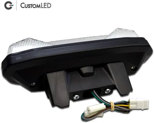 Vista 4 de Blaster-X - Luz trasera LED integrada para Yamaha Tracer 900 y 900 GT 2019-2020 (lente transparente)