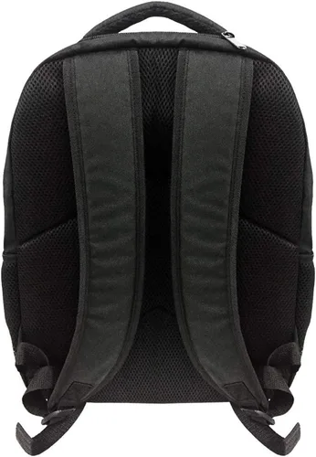 Vista 3 de STAR WARS Mochila mandaloriana negra - Bolsa acolchada de malla de aire de 18 pulgadas de Star Wars, Mando Niño y el Sol, 18 x 12 x 6, Portátil