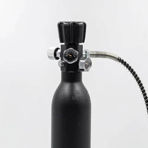 Vista 5 de Válvula adaptadora de estación de llenado 4500psi para botella de tanque de cilindro de Airsoft PCP Paintball HPA