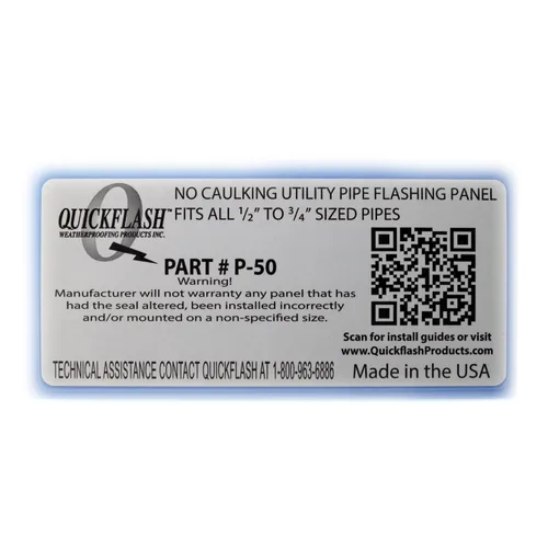 Vista 2 de Panel intermitente de fontanería Quickflash P-50