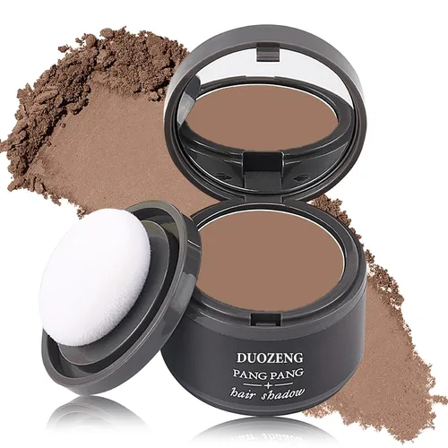 Vista 21 de Cubierta de raíz en polvo para cabello fino (7# castaño castaño) para mujeres y hombres
