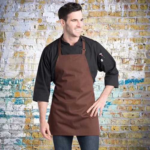 Vista 3 de Uncommon Threads Delantal unisex ajustable sin bolsillo para restaurante