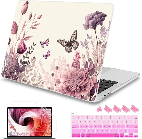 Vista 19 de Mektron Funda para MacBook Pro de 16 Pulgadas A2141 Versión 2019 con Pantalla Liquid Retina/Touch ID, Carcasa Rígida de Plástico con Funda