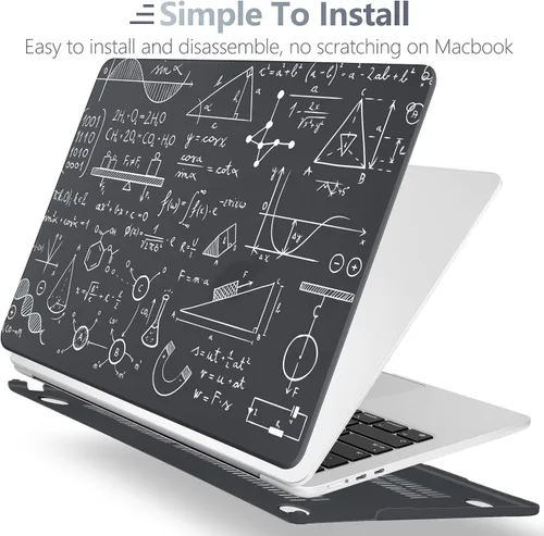 Vista 3 de Batianda Funda para MacBook Air 2023 de 15 pulgadas con chip M2 modelo A2941, carcasa rígida de plástico de diseño único, cubierta de teclado