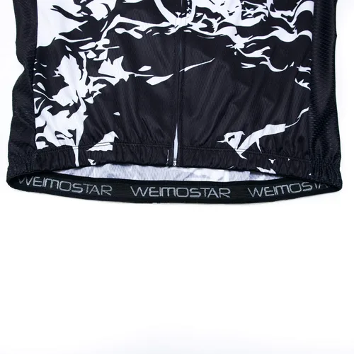 Vista 107 de Weimostar Hombre Ciclismo Jersey Manga Corta Bicicleta Ropa Multicolor Diamante