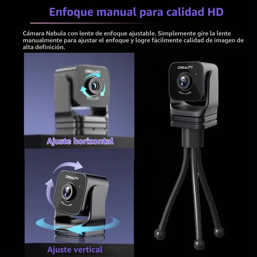 Vista 6 de Cámara Nebula oficial de Creality, monitoreo en tiempo real de la impresora 3D
