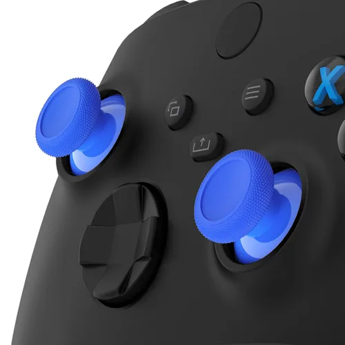 Vista 4 de eXtremeRate Replacement Controller Joystick for Xbox One - 4 PCS Green & Blue Thumbsticks Analog Thumb Sticks for Xbox Series XS, Xbox One SX, Elite