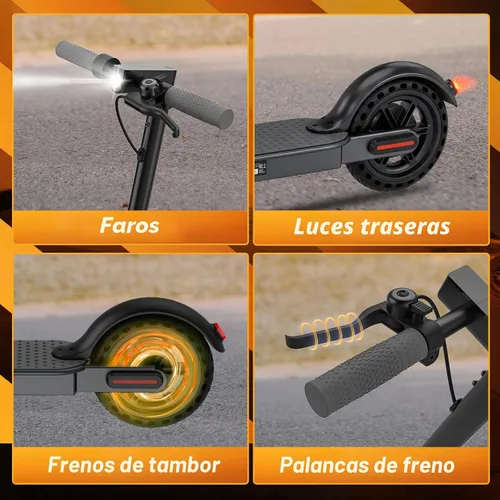 Vista 7 de Electric Scooter, 500W-1200W Peak Motor, 21-28 Mile, 8.5"-10" Tire