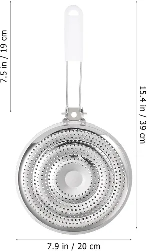Vista 5 de DECHOUS Soporte para ollas de estufa Almohadilla de aislamiento de calor Difusor de calor de placa de inducción Difusor de calor para placa