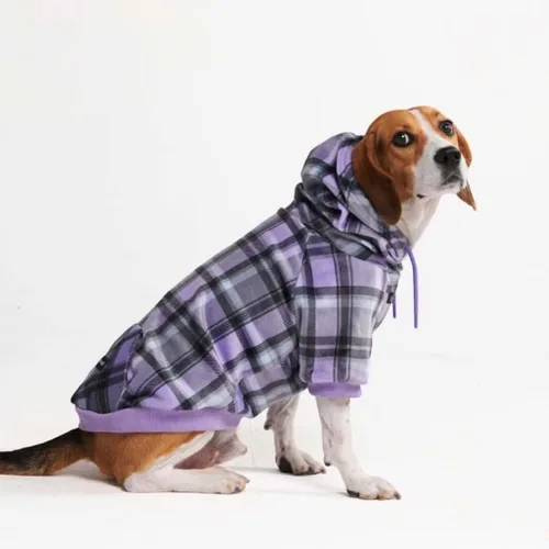 Vista 62 de Spark Paws Sudadera con capucha para perro, suéter de primera calidad para perros pequeños, medianos y grandes Trajes cálidos para bulldogs