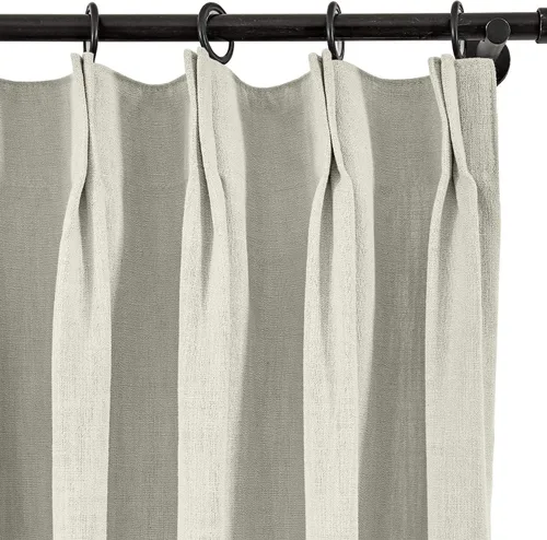 Vista 138 de Frelement Cortinas plisadas de lino de algodón de 100 pulgadas de ancho y 102 pulgadas de largo, cortinas con reducción de ruido para sala
